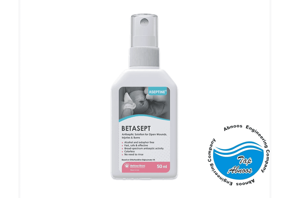 ضدعفونی‌کننده بتاسپت – حفاظت مطمئن از زخم‌ها و پوست