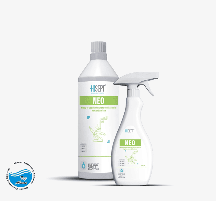 هایسپت نئو محلول ضدعفونی‌کننده آماده مصرف، مناسب سطوح حساس به الکل،